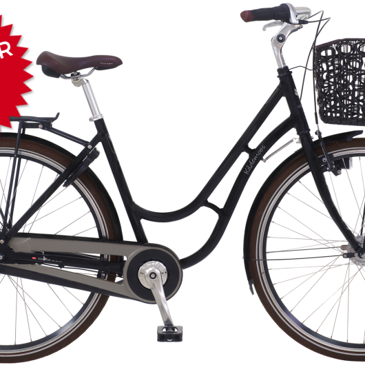 Kildemoes City Retro by Cykelexperten 7g Dame 2020, sort - KAMPAGNE