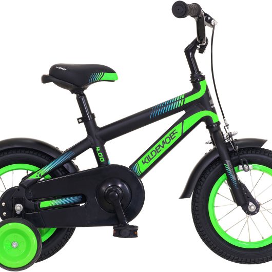 Kildemoes Bikerz Dreng 12" 2023 - Sort/grøn