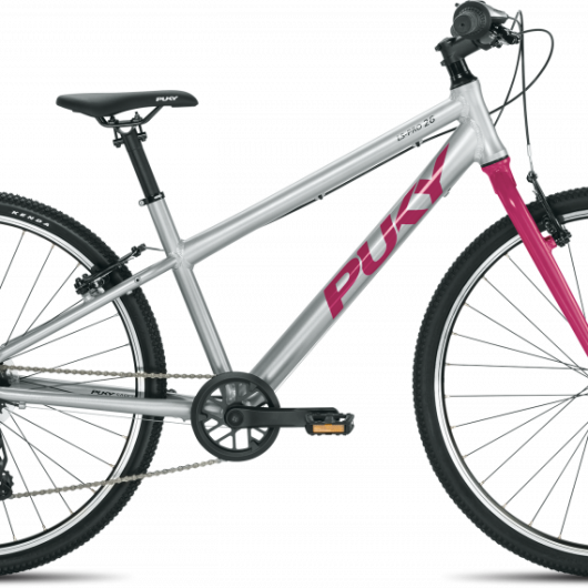 PUKY LS-PRO 26-8 Alu 26" - Sølv/Lyserød